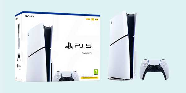 Same immersive power. New slimmer size. PlayStation 5 Slim.